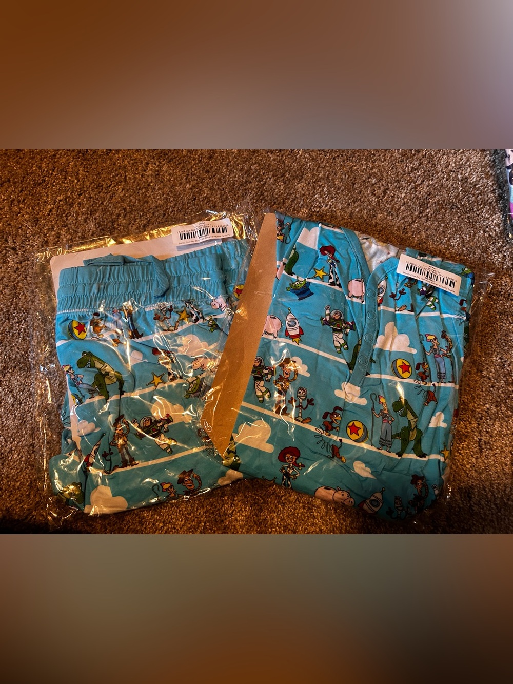 Little Sleepies Toy Story Print Pajama Set